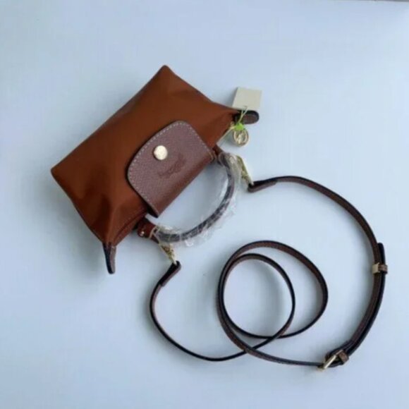 Longchamp Brown Mini Crossbody Bag - Picture 4 of 9